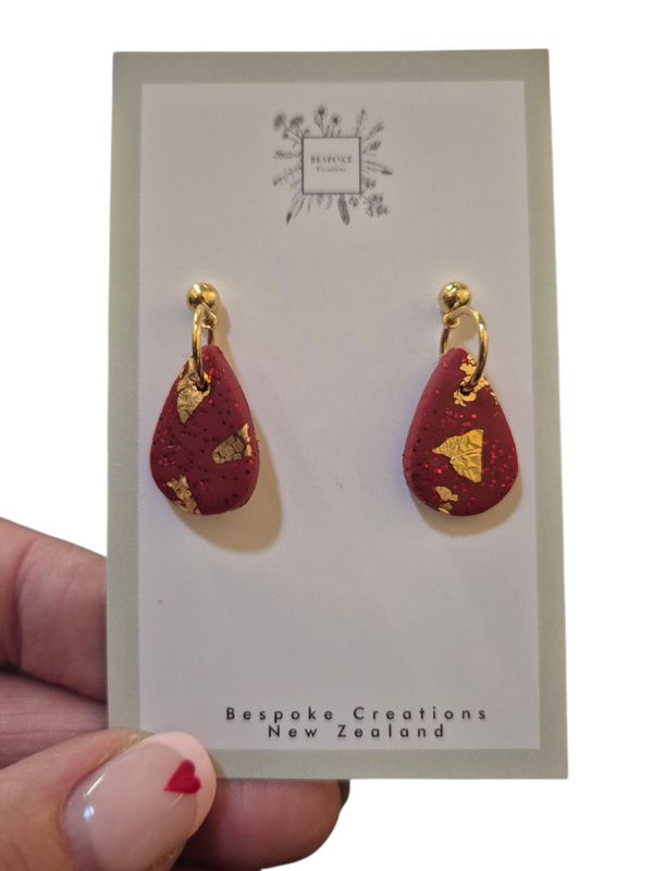 Ruby Sparkle earrings