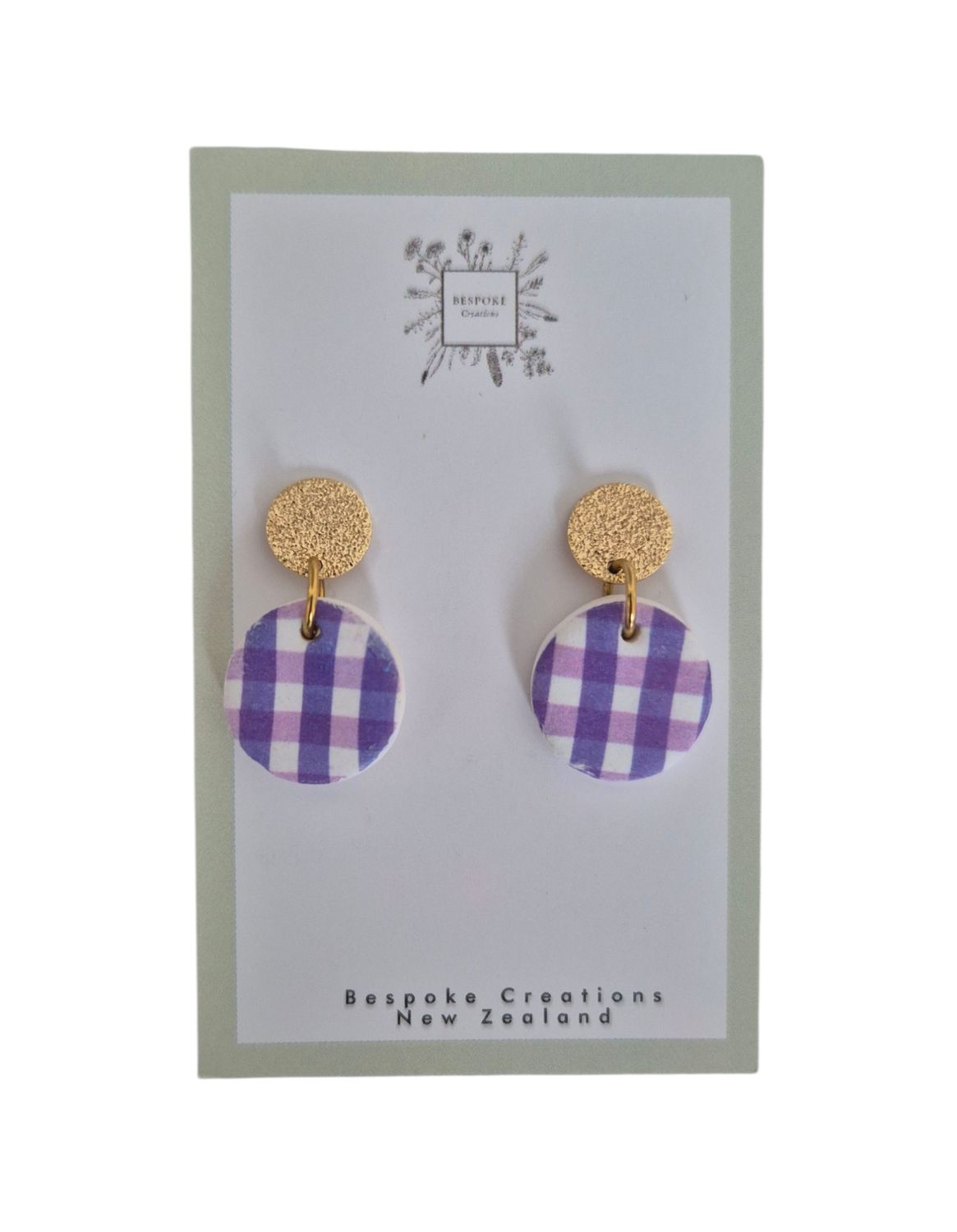 Purple gingham