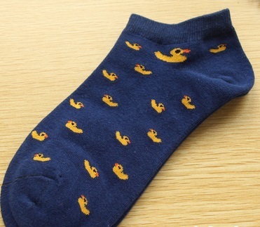 Duck Mama and Her Babies Women Ankle Socks