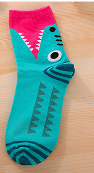 Animals in the Safari  Crocodile Women Ankle Socks