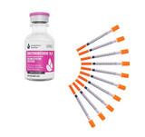 💉(20) U100 Insulin Syringes 1mL   /  💧(1) 10ml Water Combo