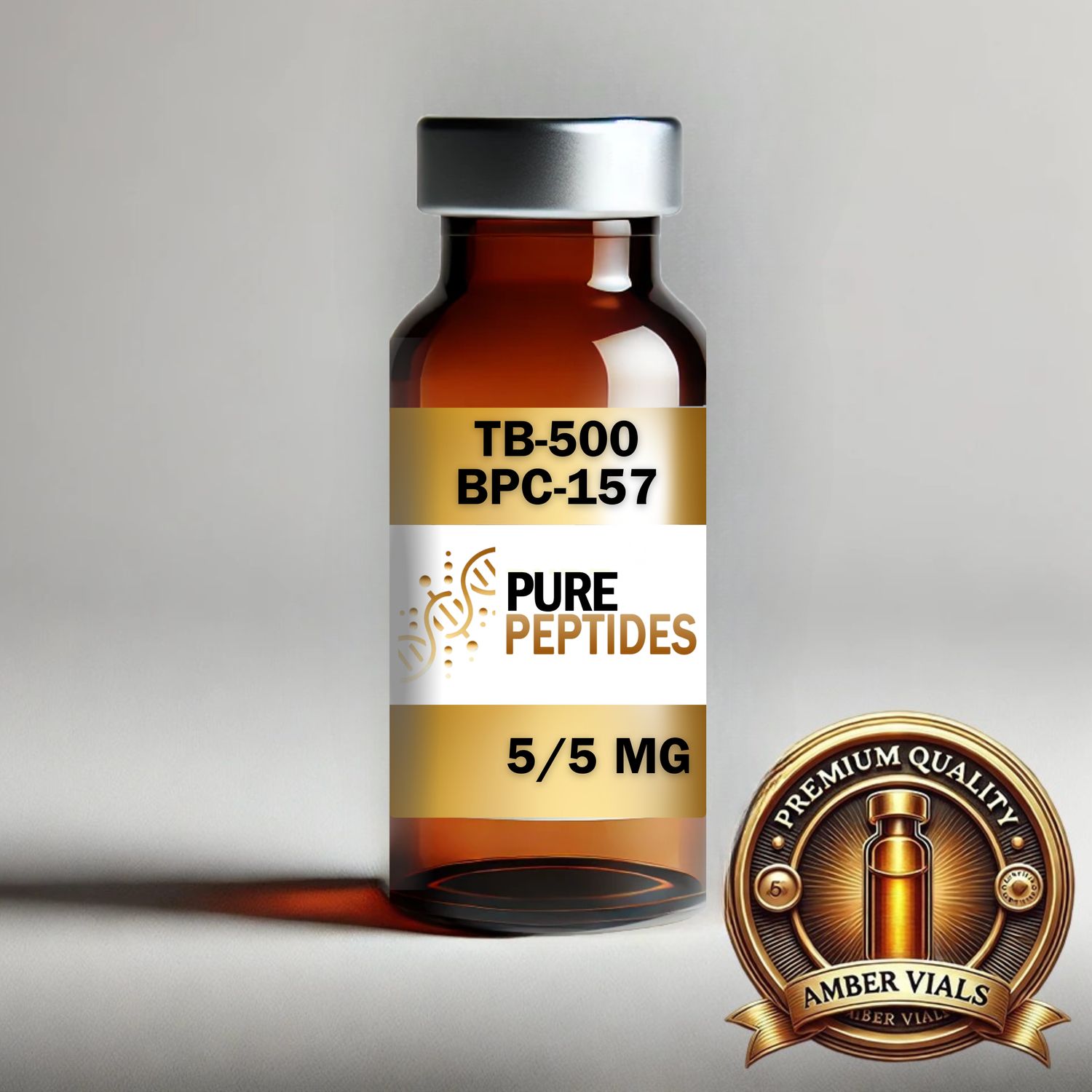 🟢TB-500 / BPC-157 | 5/5mg Blend 🏆 Amber Edition