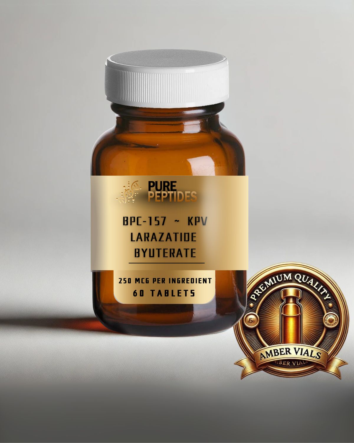 💊BPC-157 - KPV - Larazotide - Butyrate Pills | 250 MCG X 60