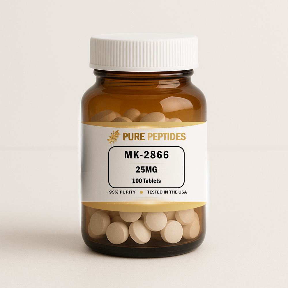 MK-2866 Ostarine 25mg pills amber edition laboratory research bottle