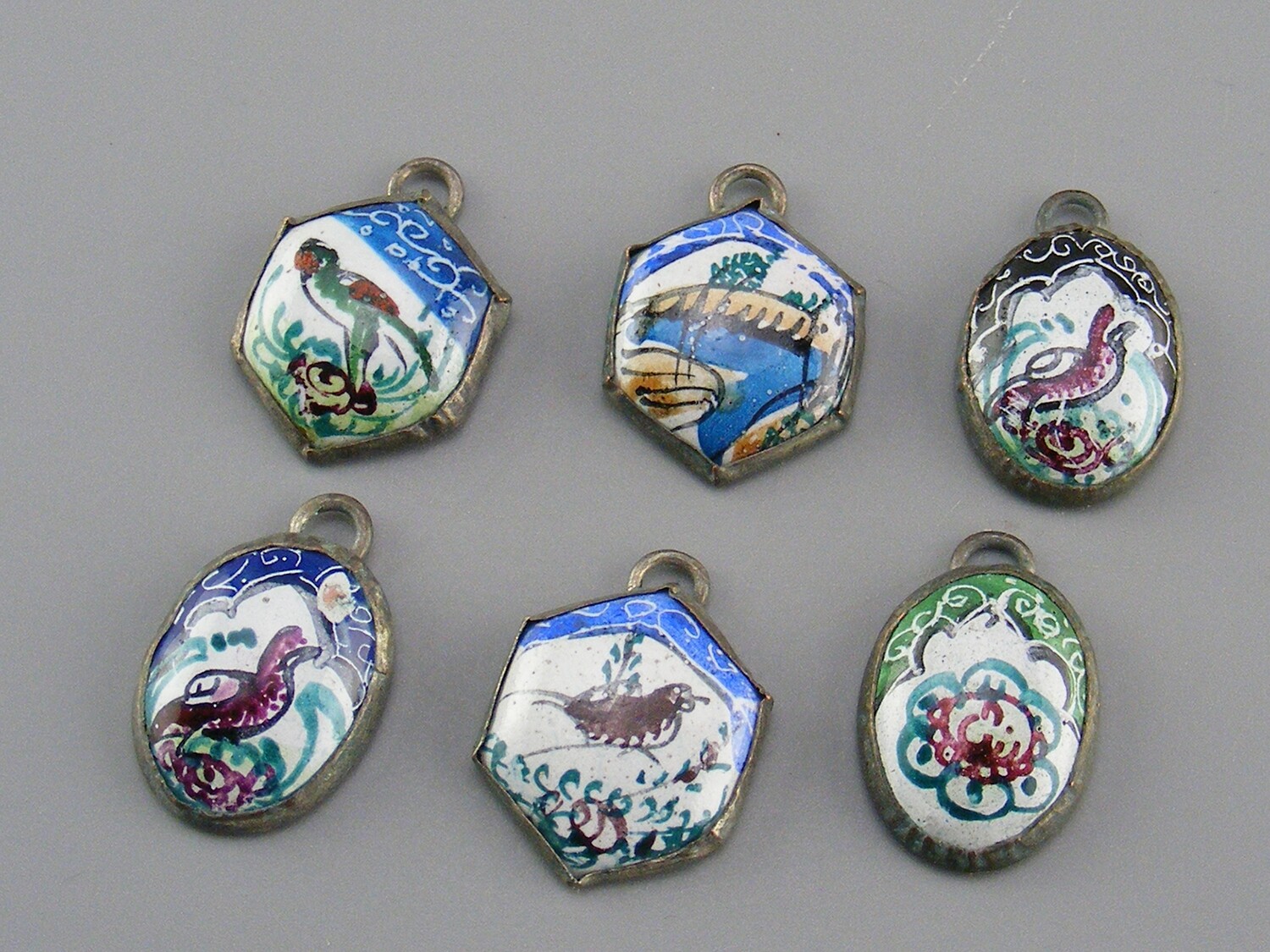 Persian Enamel Charms Persian Enamel Charms