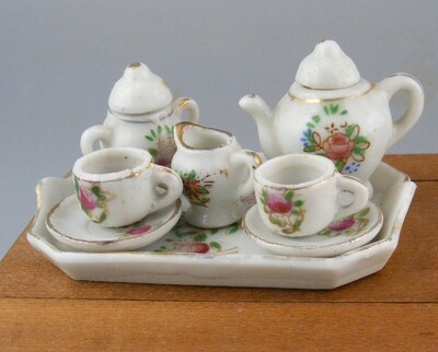 Mini Occupied Japan Porcelain Tea Set