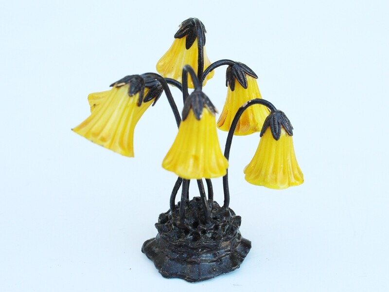 Yellow Dollhouse Table Lamp