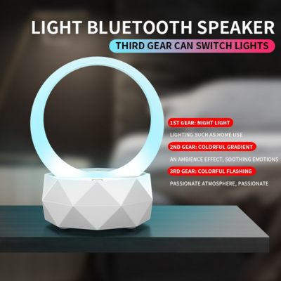 Bluetooth 5.0 Wireless Speaker With Light 6D Surround Bluetooth 5.0 Music Player