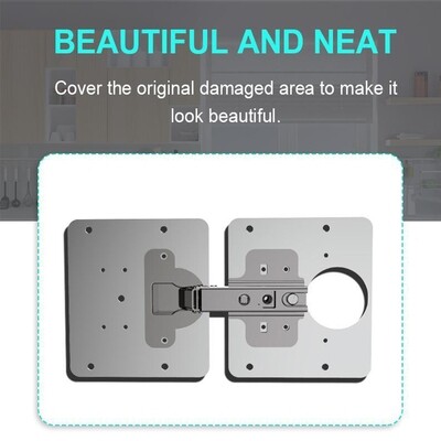 Hinge Repair Plate For Cabinet Furniture Drawer Window Stainless Steel Plate
