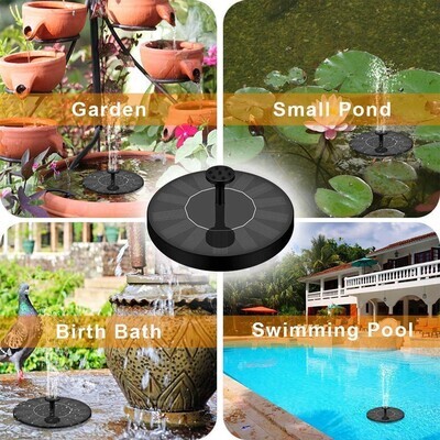 Solar Fountain Outdoor Pool