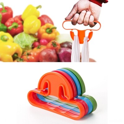 Plastic Bag Holder Carrier Strong Silicone Handle Carrier