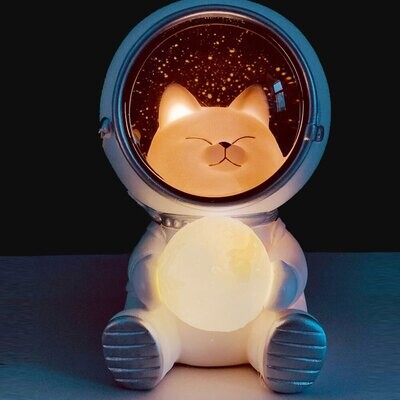 Creative Astronaut Night Light Cute Pet Spaceman Night Lamp