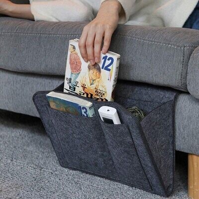 Side Hanging Couch Storage Remote Control Bed Holder Pockets