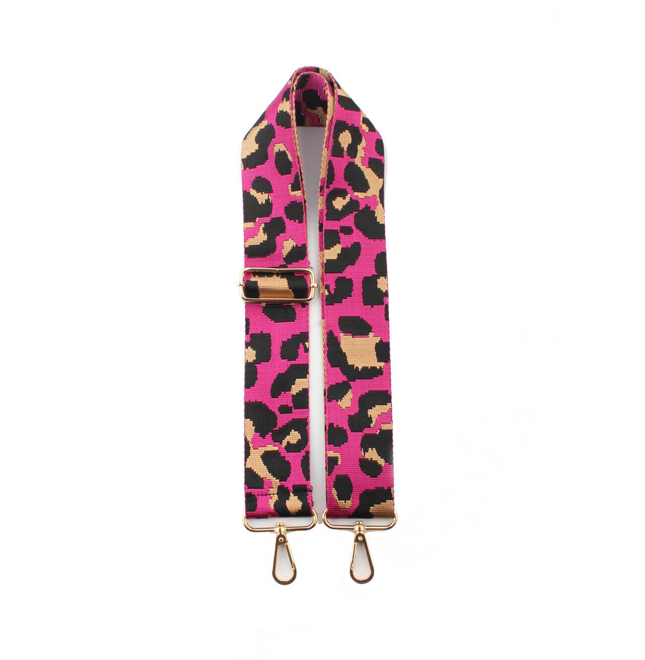 Draagriem voor tassen &quot;Anye&quot;, Kleur: Fuchsia/Goud