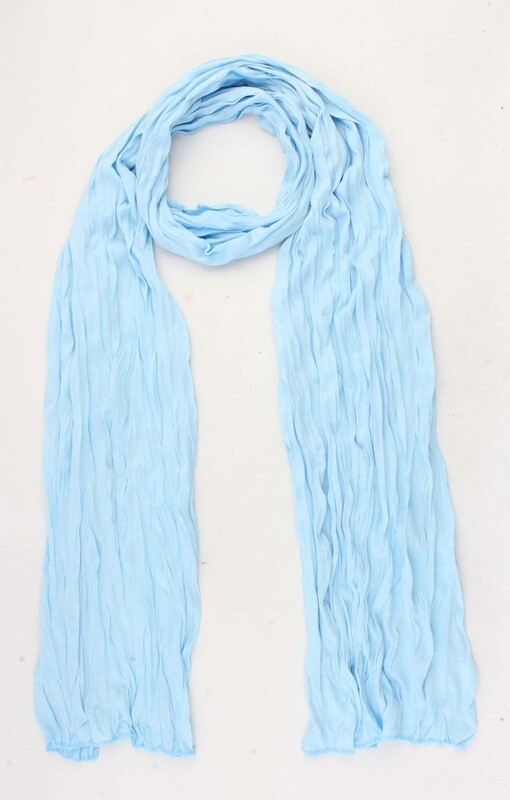 Sjaal &quot;Uni Jersey S&quot; baby blauw