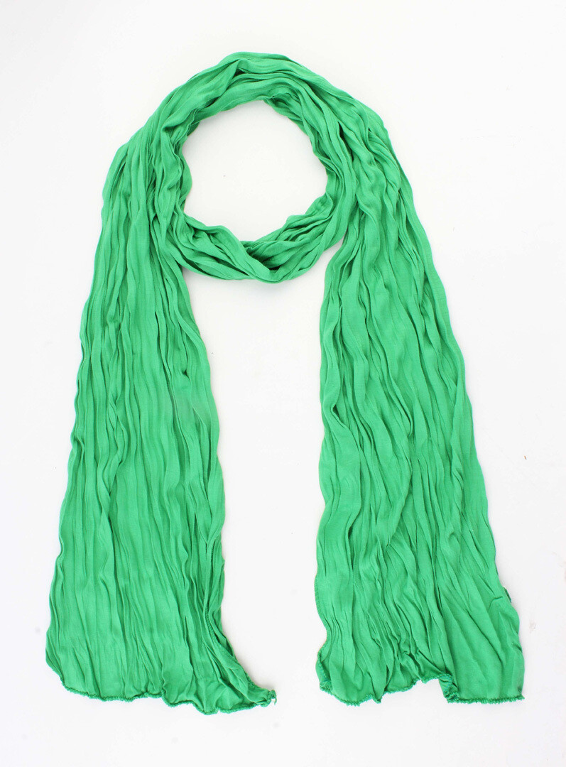 Sjaal "Uni Jersey S" licht groen