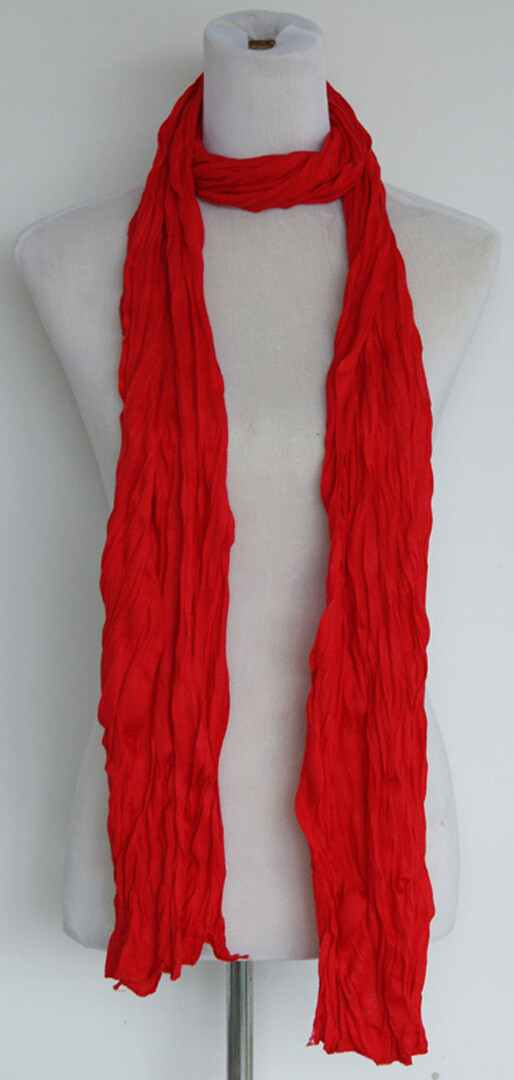 Sjaal "Uni Jersey S" vuur rood