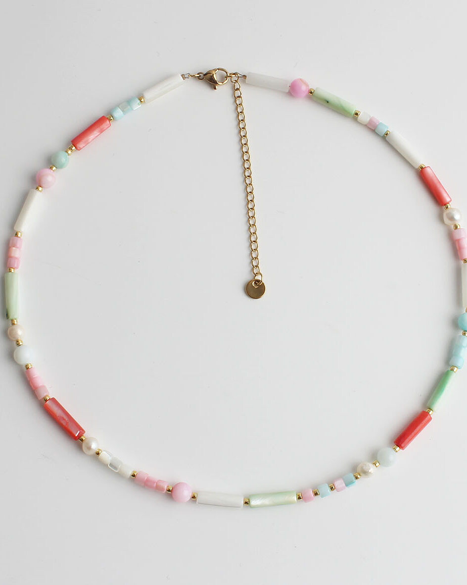 Ketting &quot;Sabin&quot; multi kleur