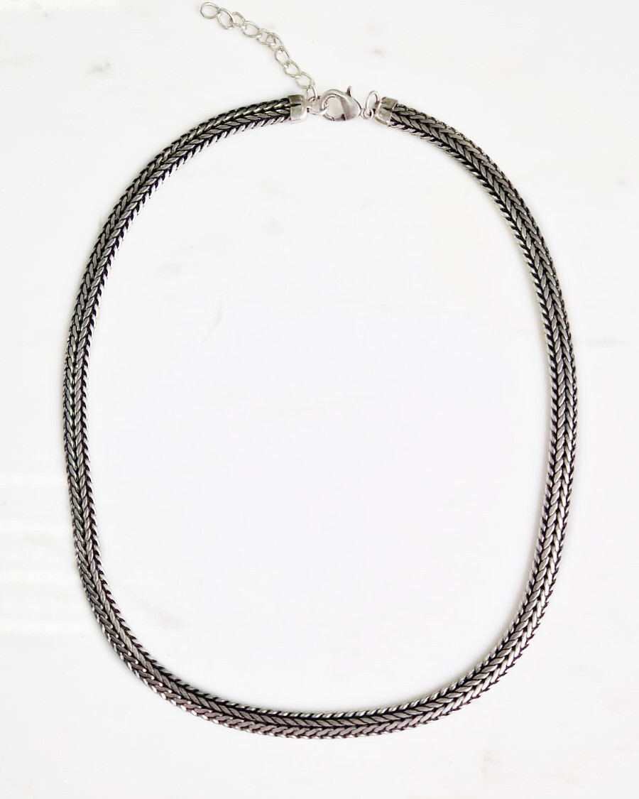 Ketting &quot;Linde&quot;, Kleur: Zilver
