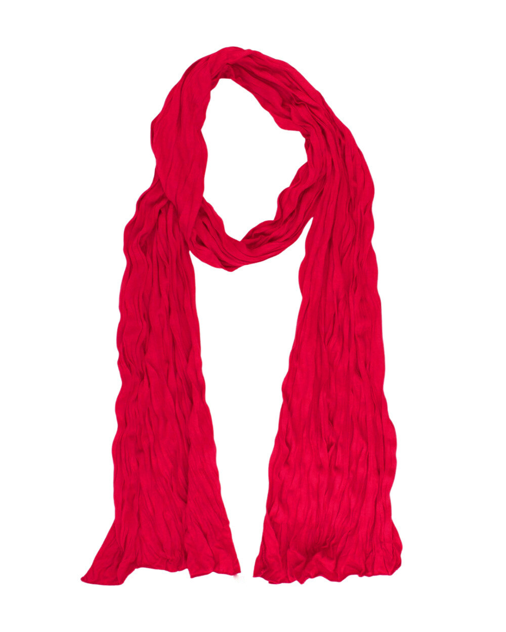 Sjaal &quot;Uni Jersey S&quot; vuur rood