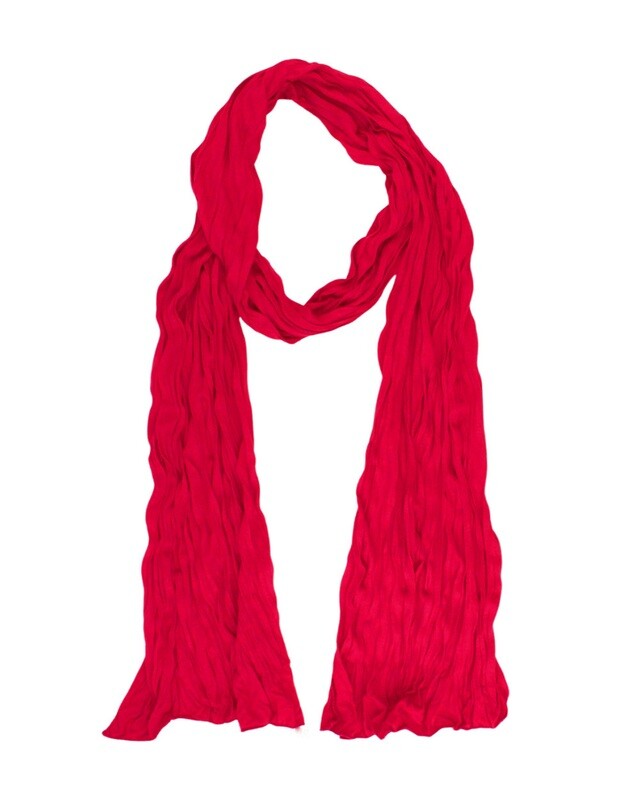 Sjaal &quot;Uni Jersey S&quot; vuur rood