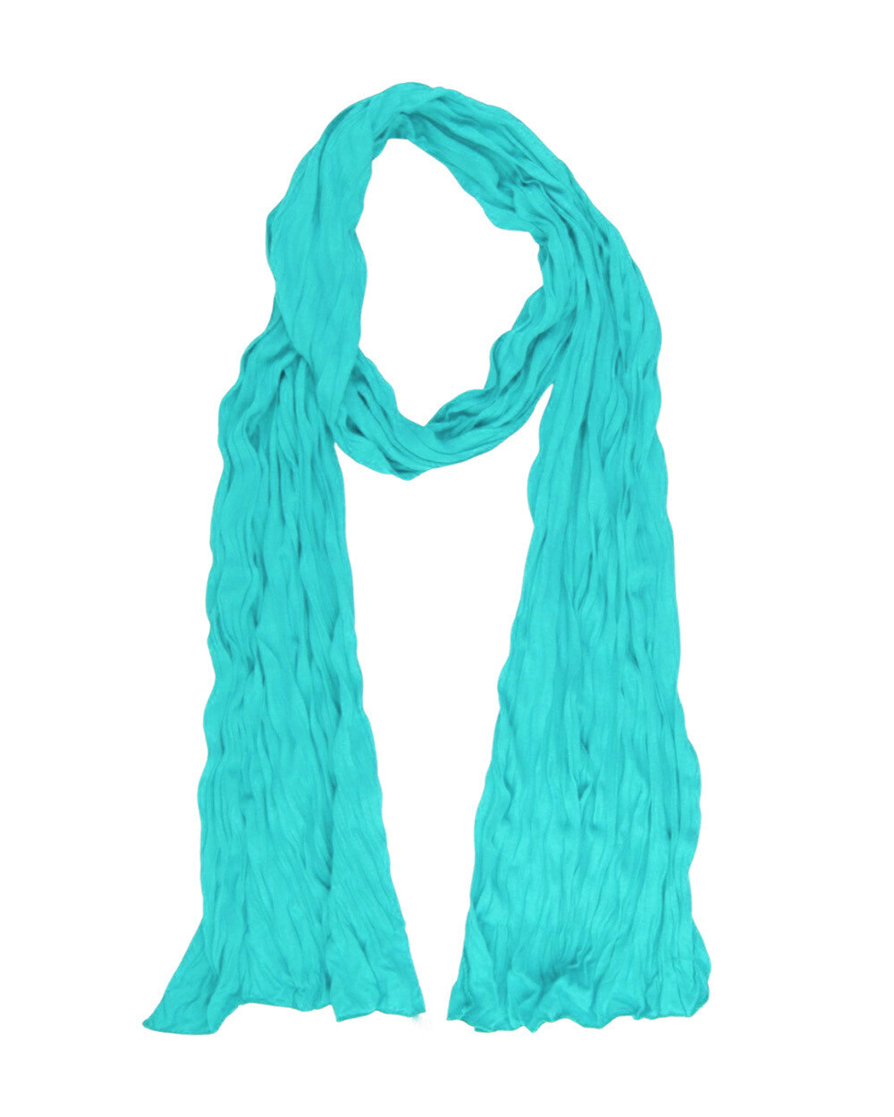 Sjaal &quot;Uni Jersey S&quot; turquoise