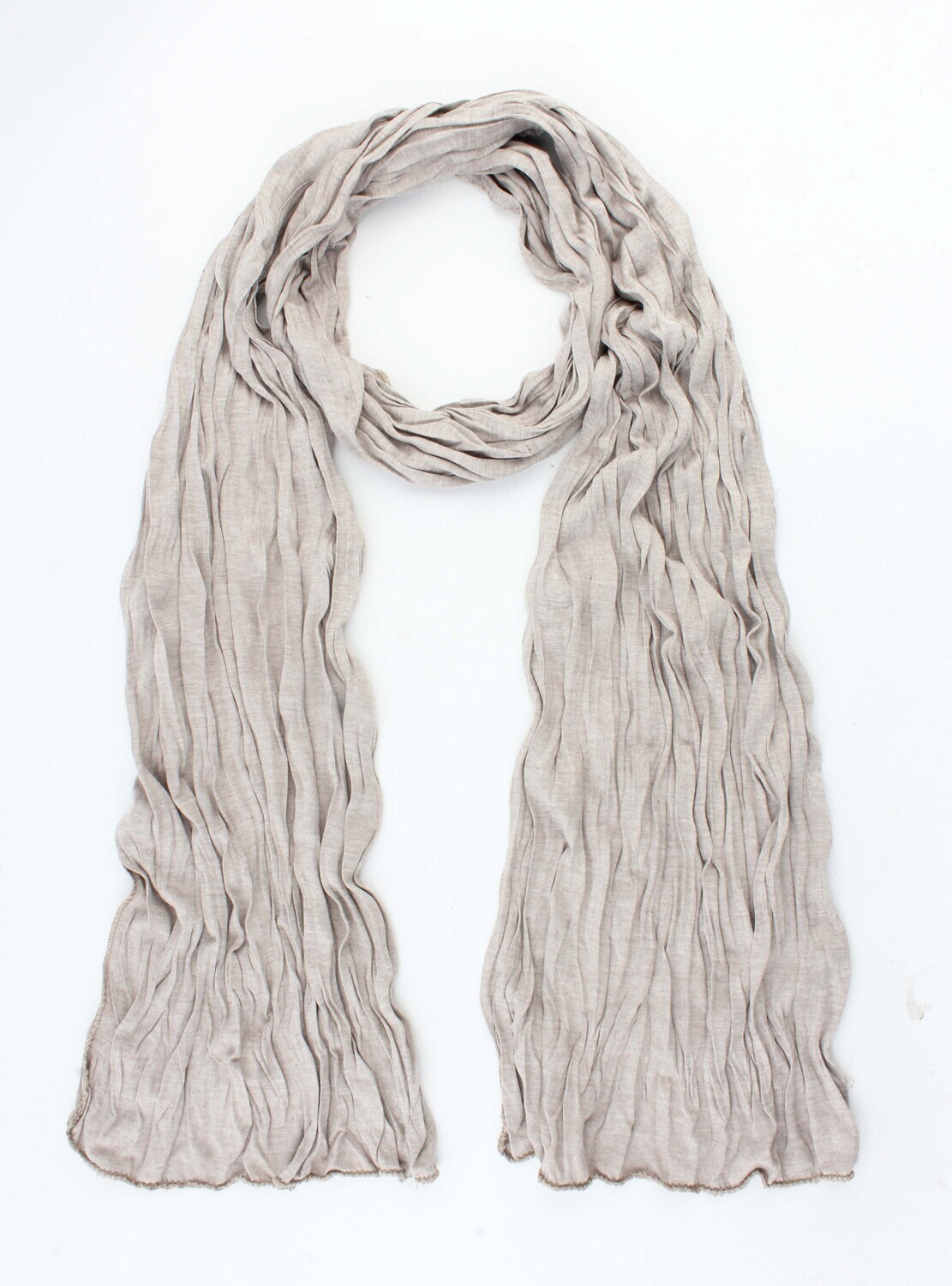Sjaal &quot;Uni Jersey S&quot; taupe melee