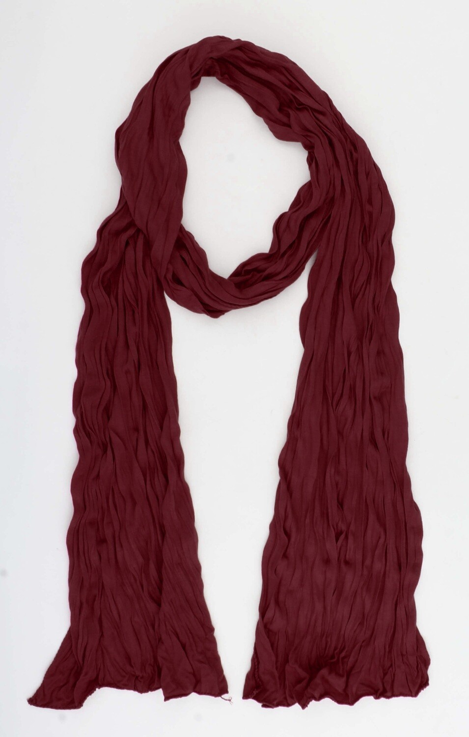 Sjaal &quot;Uni Jersey S&quot; donker rood