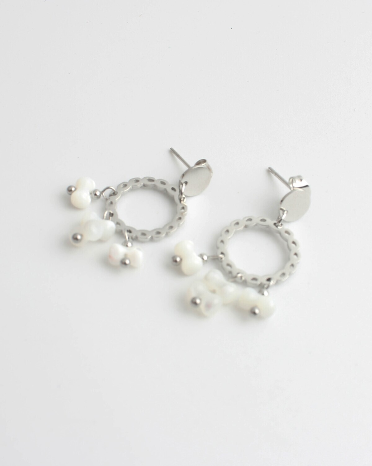 Oorbel &quot;Paulien&quot;, Kleur: Zilver