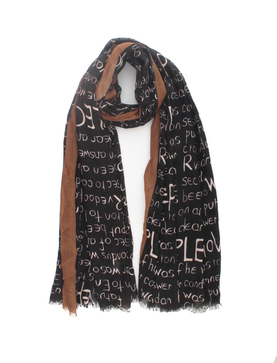 Sjaal &quot;Emmie&quot;, Kleur: Zwart