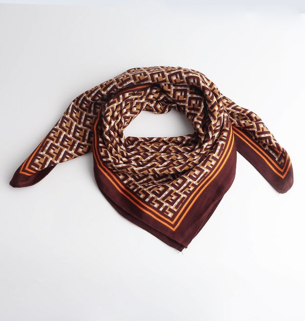 Bandana &quot;Eline&quot; bruin oranje