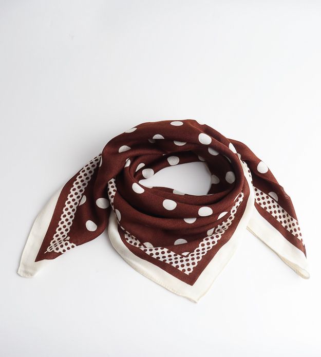 Bandana &quot;Nicole stippen&quot; roest