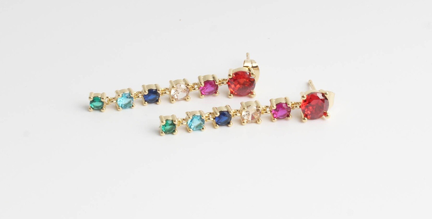 Oorbel "Rika strass"