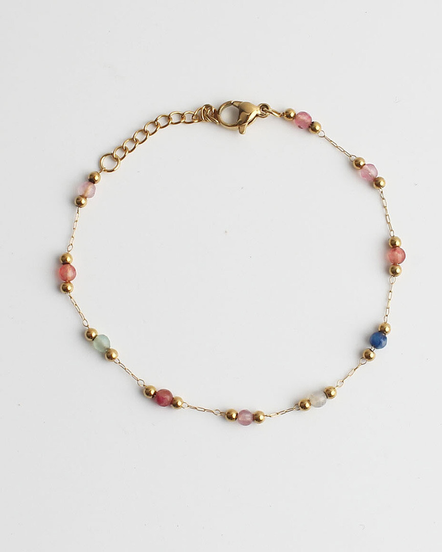 Armband "Elvinia", Kleur: Multi/Blauw