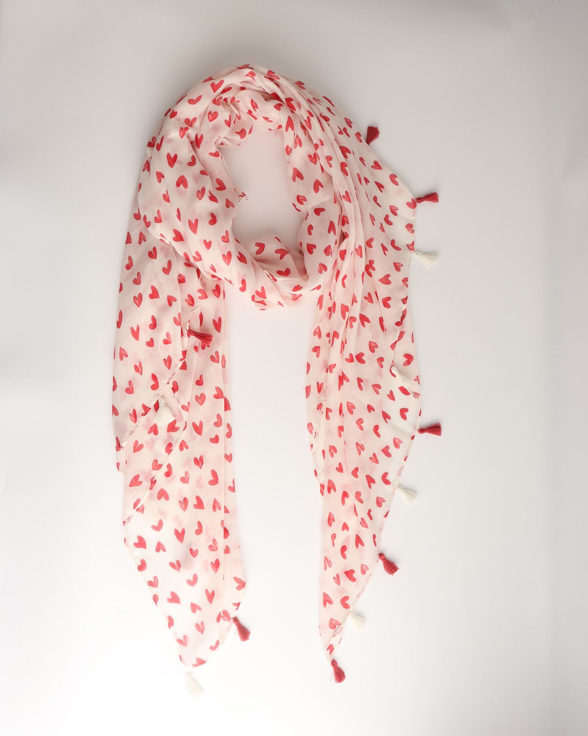 Sjaal "Mini hartjes"