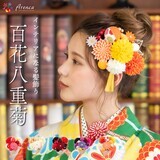 ​日式 髮飾 ~百花八重菊 (每組15件)