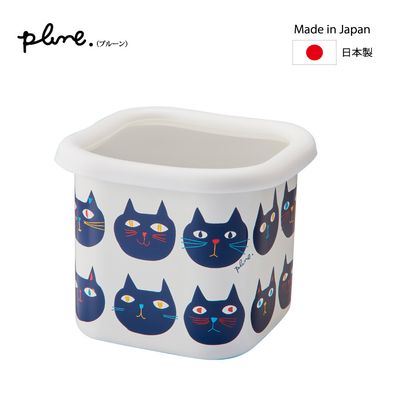 ​【日本製 Plune 琺琅容器 -貓款 850ml】