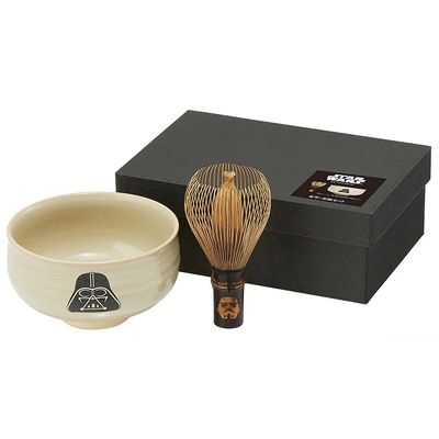 ​【日本製 SKATER 抹茶碗和茶拂 套裝】