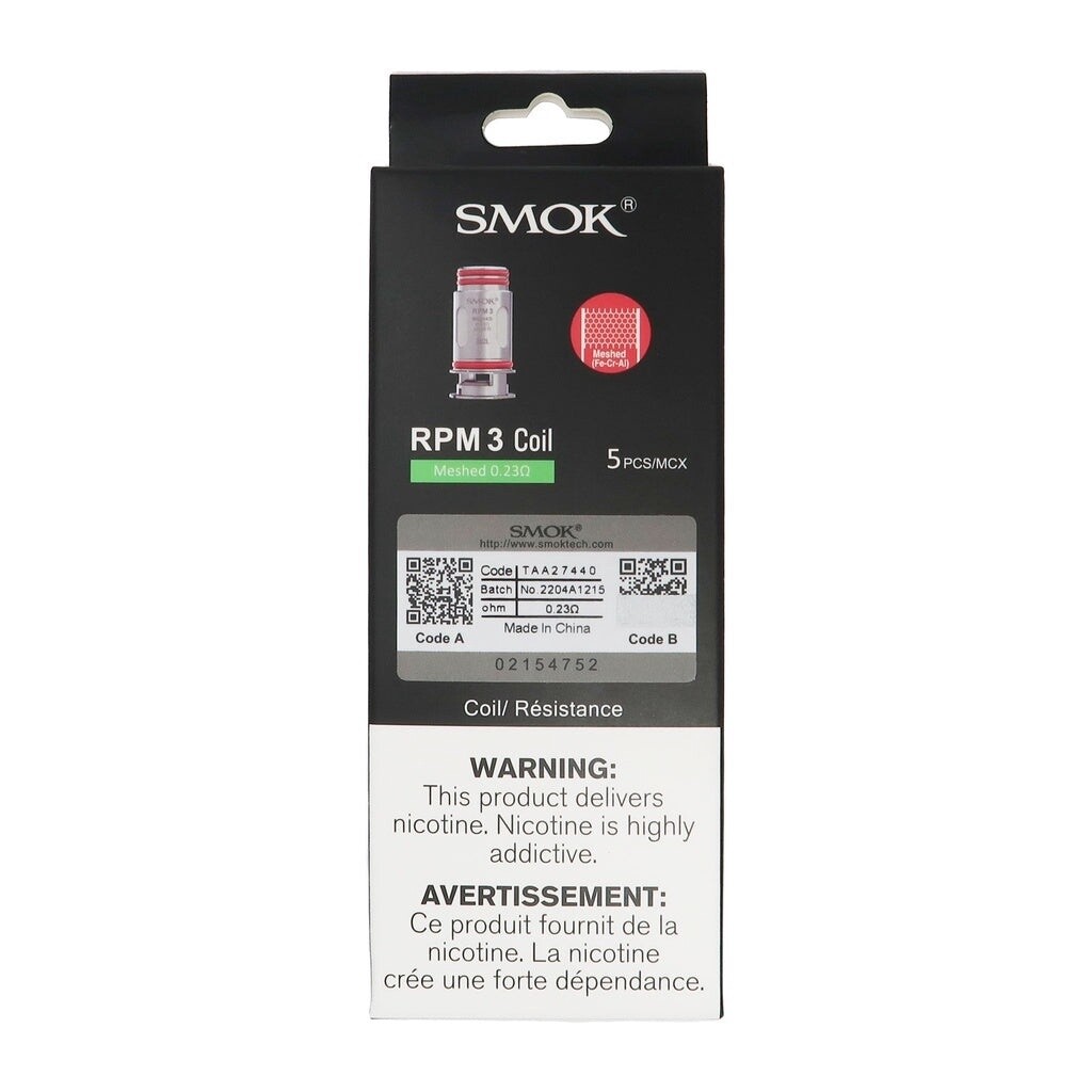 SMOK - RPM 3 Replacement Coils (5 Pack)