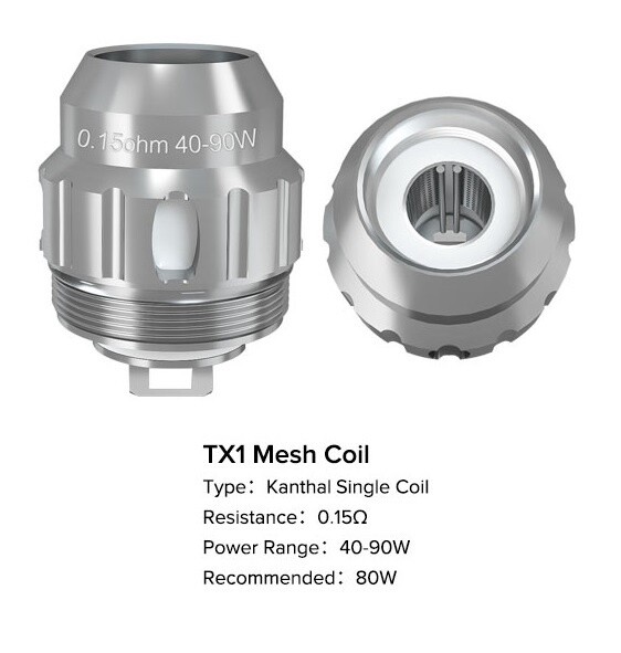 FreeMax - Fireluke M TX Mesh Replacement Coils (5 Pack), Resistance: TX1