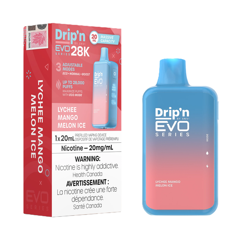 Drip&#39;n EVO 28K  - Lychee Mango Melon lce