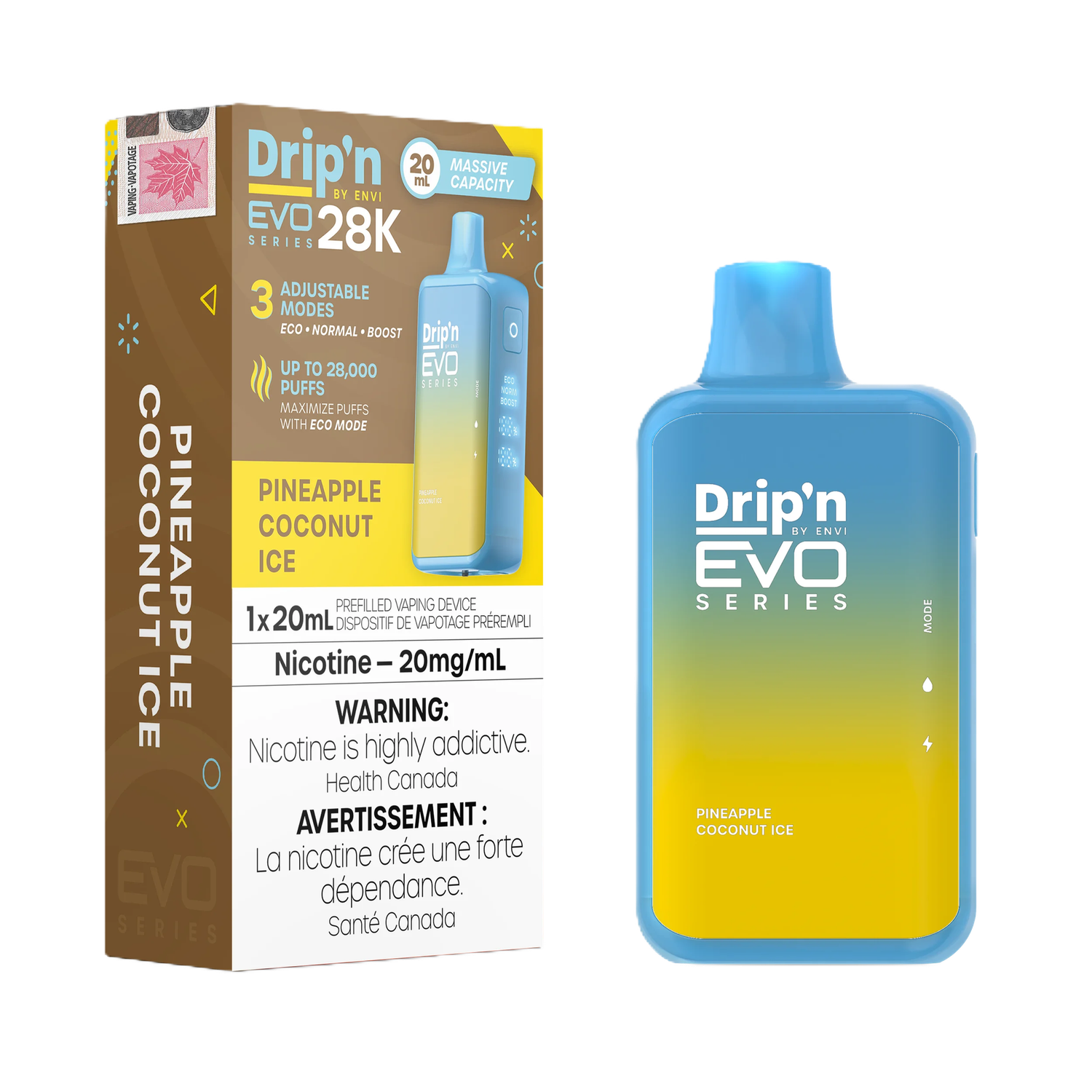 Drip&#39;n EVO 28K  - Pineapple Coconut lce