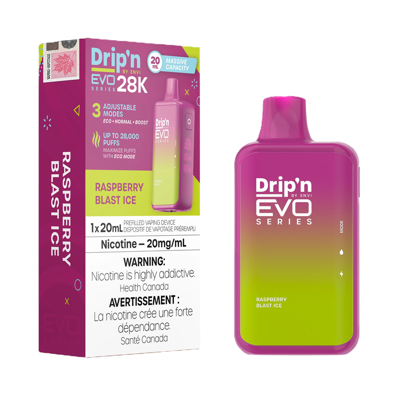 Drip&#39;n EVO 28K  - Raspberry Blast lce