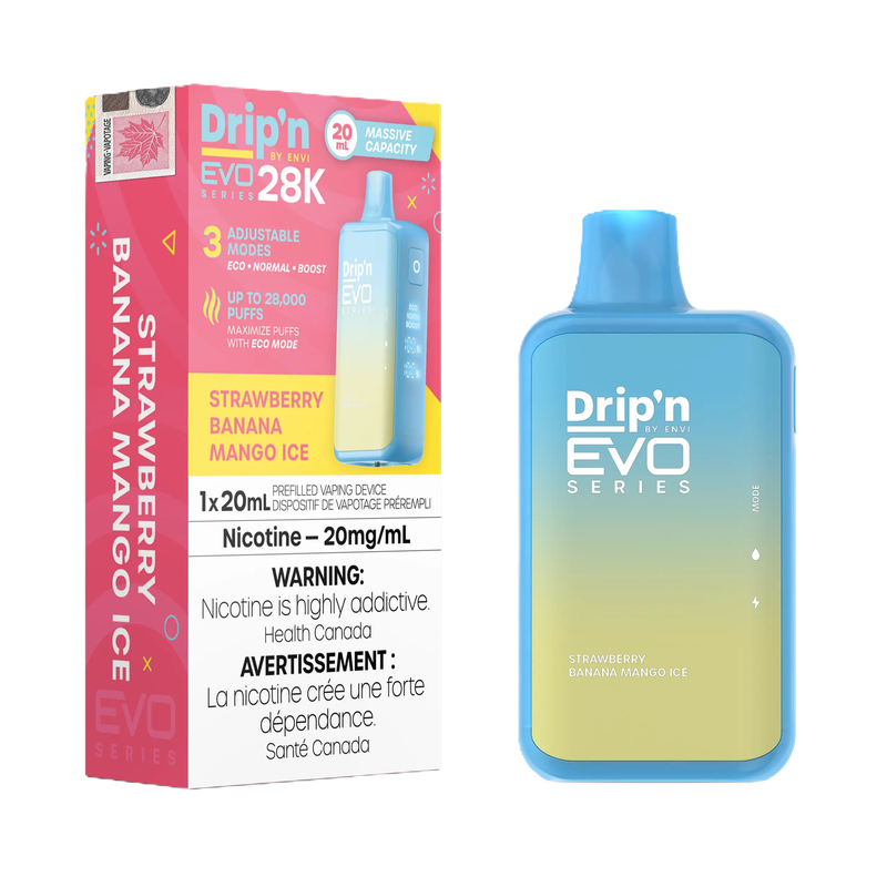 Drip&#39;n EVO 28K  - Strawberry Banana Mango Ice