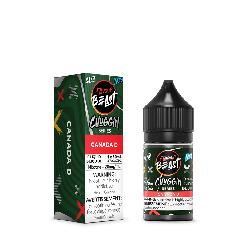 Flavour Beast Salts - Chuggin Canada D Iced