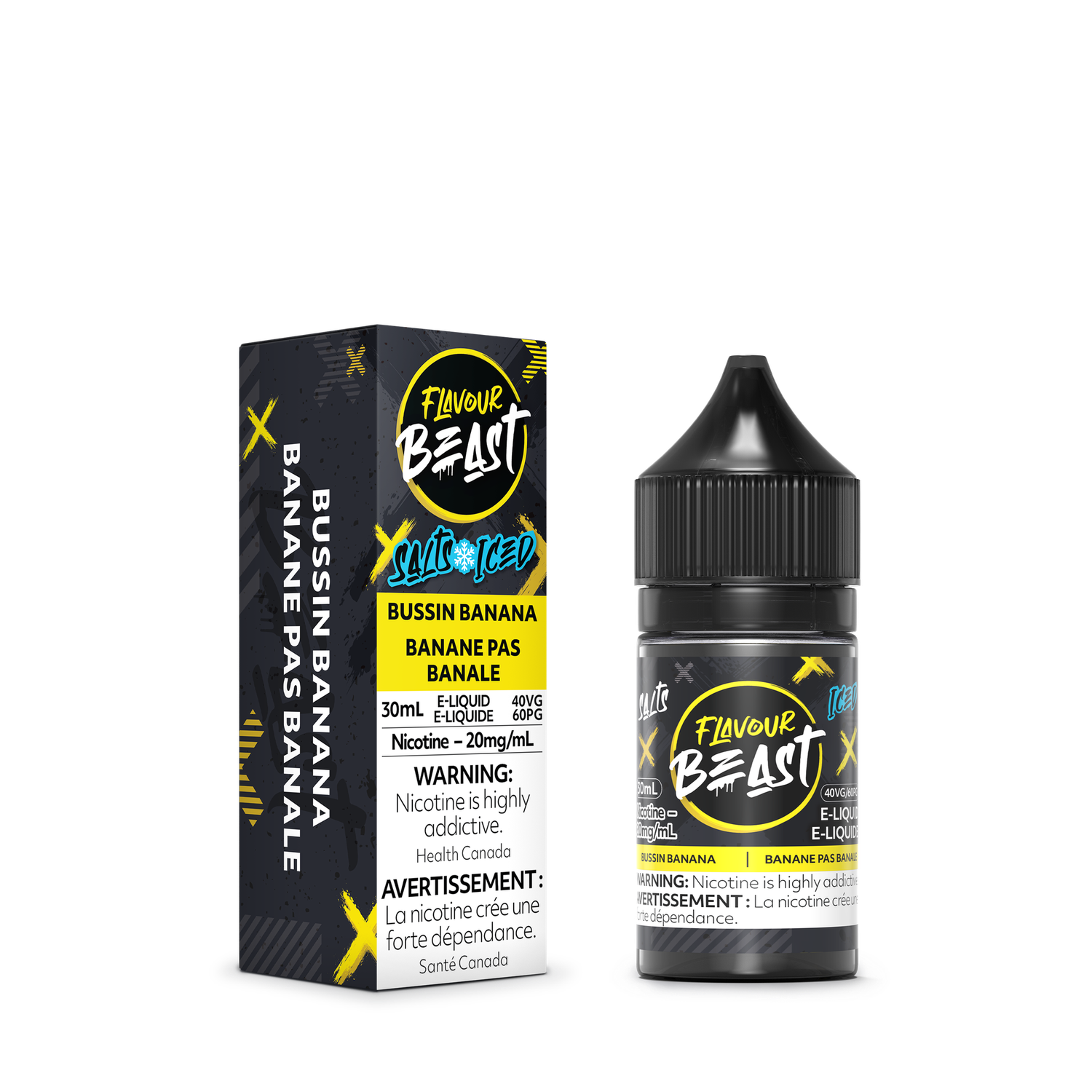 Flavour Beast Salts - Bussin Banana Iced