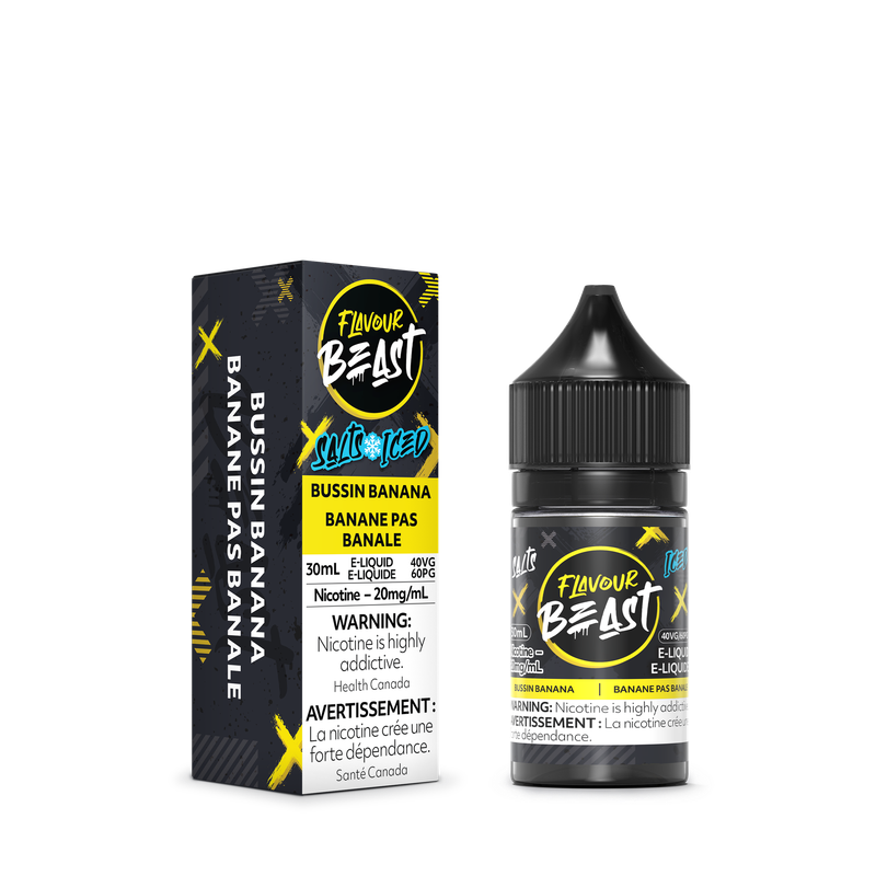 Flavour Beast Salts - Bussin Banana Iced
