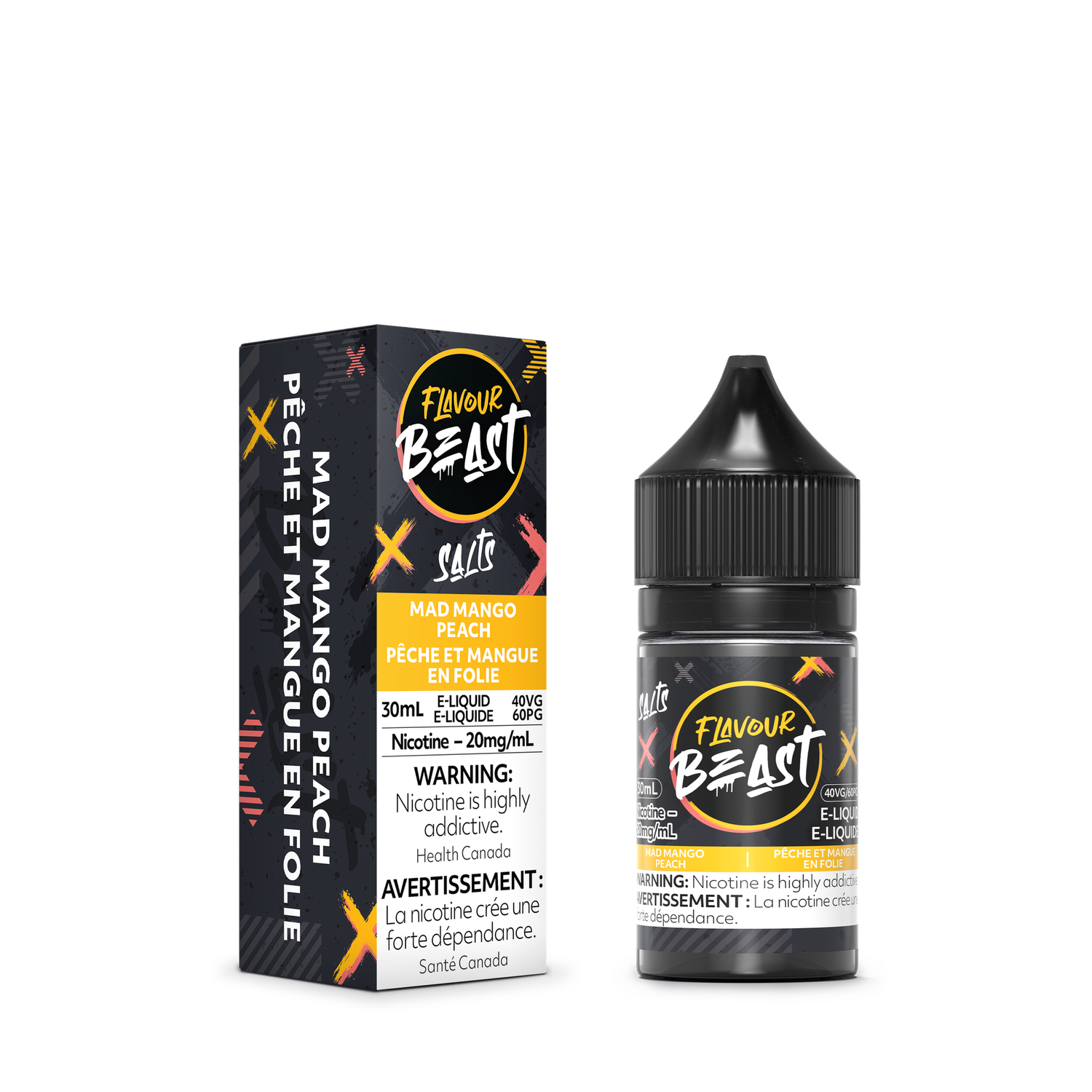 Flavour Beast Salts - Mad Mango Peach