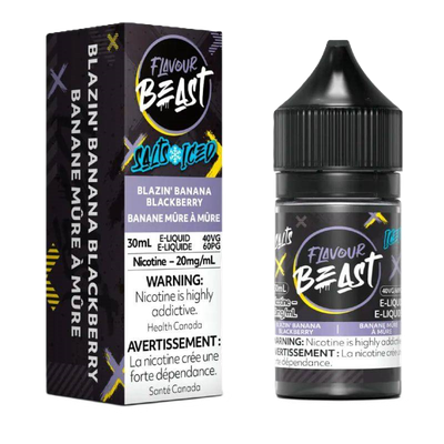 Flavour Beast Salts - Blazin' Banana Blackberry Iced