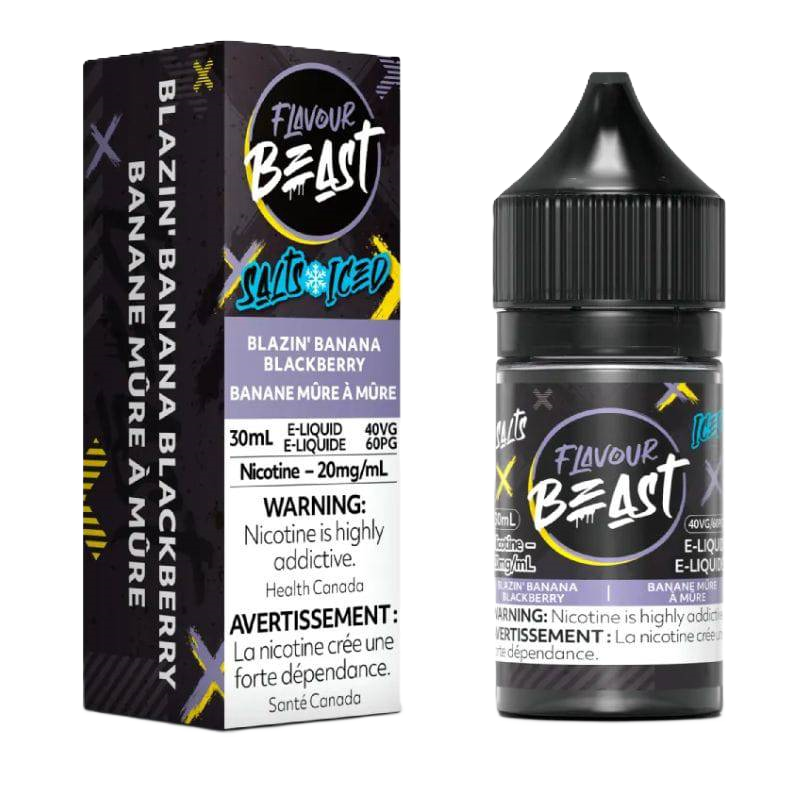 Flavour Beast Salts - Blazin&#39; Banana Blackberry Iced